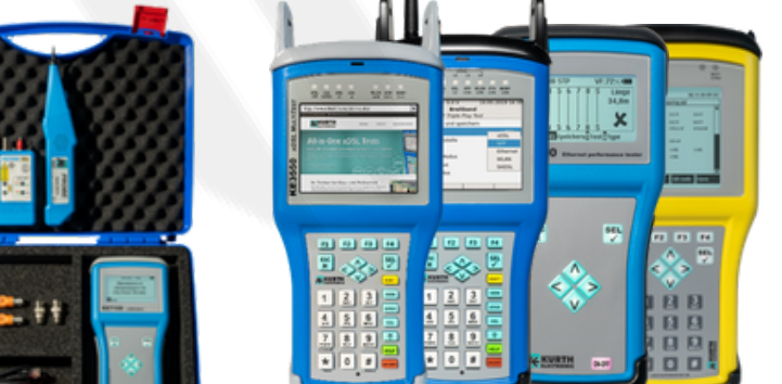 Network, copper & cable test sets